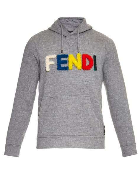 fendi hoodie monster wool